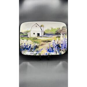 Susan Winget "White Barn" Platter